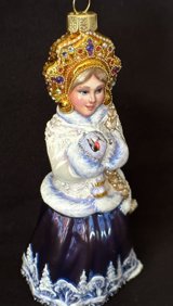 Ёлочная игрушка "Снегурочка"