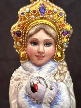 Ёлочная игрушка "Снегурочка"