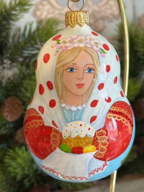 Матрёшка маленькая — пример росписи на заказ