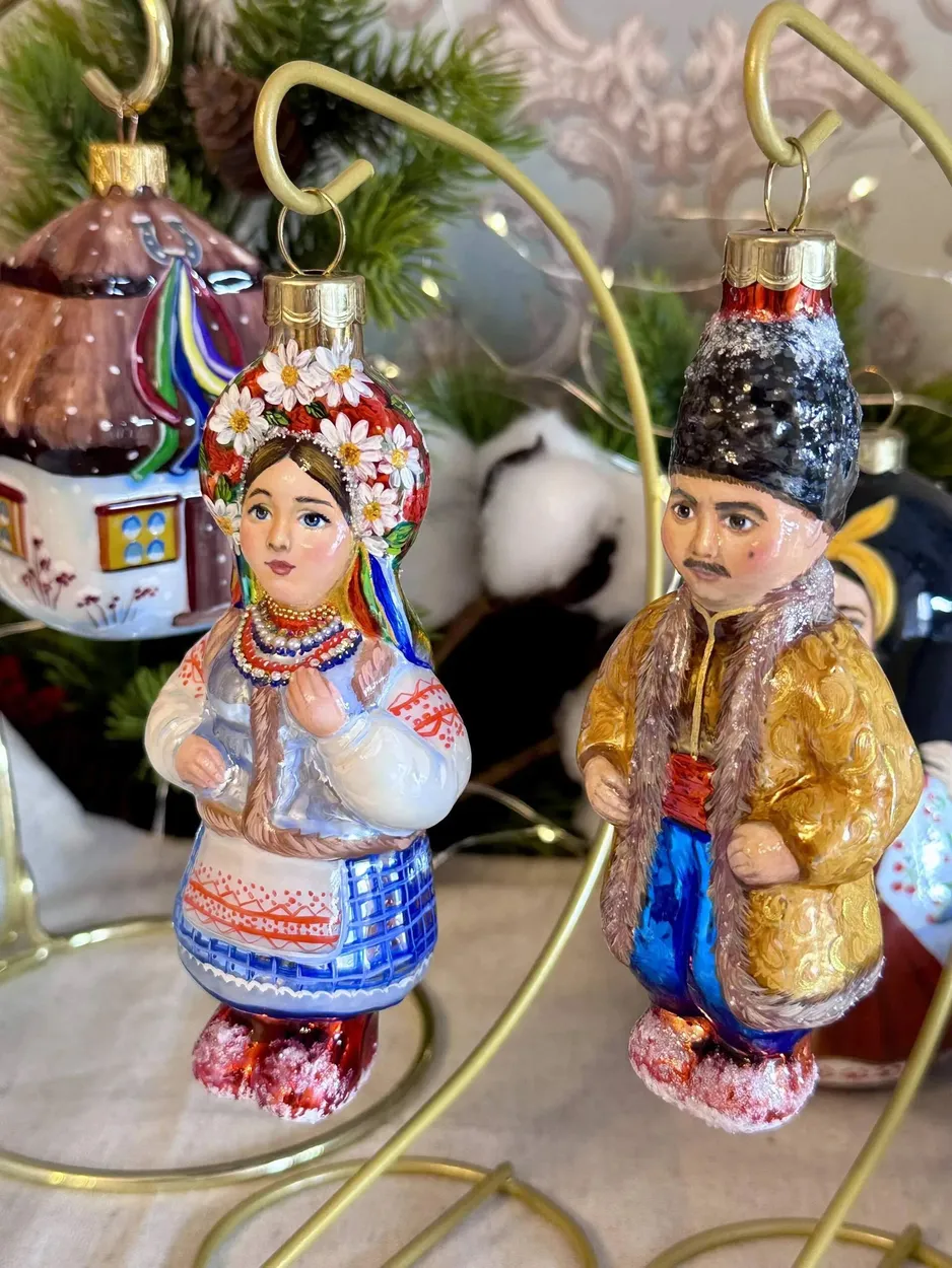 Ёлочная игрушка вечера на хуторе близ Диканьки«Оксана и Вакула»